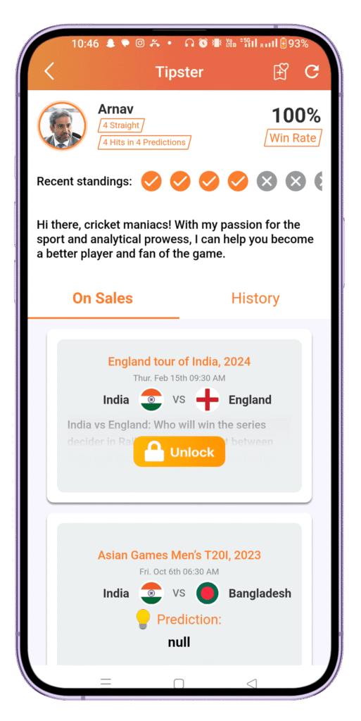 Unlock tipster