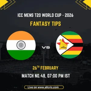 IND vs ZIM  Dream11 Prediction & Best Dream11 Team Today