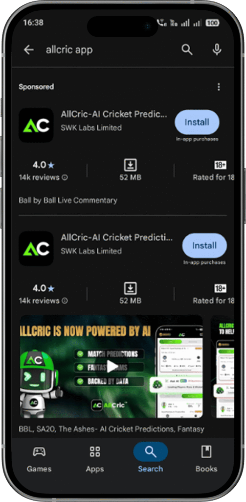 how to download AllCric